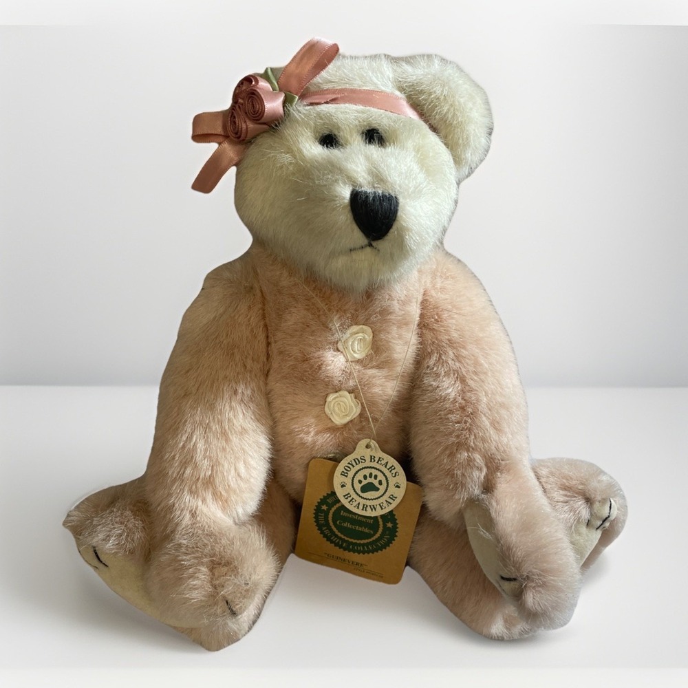 Boyd's Bears Retired Guinevere Jointed Musical Plush Rare San Francisco Music